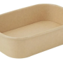 500ml PLA Lined Rectangle Paper Container (300/box)