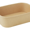 650ml PLA Lined Rectangle Paper Container (300/box)
