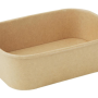 650ml PLA Lined Rectangle Paper Container (300/box)