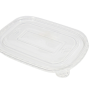 PET Plastic Rectangle Lid (300/box)
