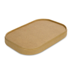 Paperboard Rectangle Lid - PLA Lined (300/box)