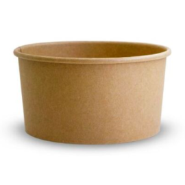 1000ml PLA Lined Round Paper Bowl (600/Box)