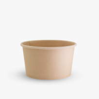 12oz PLA Lined Round Paper Soup Bowl (500/box)