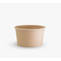 12oz PLA Lined Round Paper Soup Bowl (500/box)