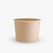 16oz PLA Lined Round Paper Soup Bowl (500/Box)