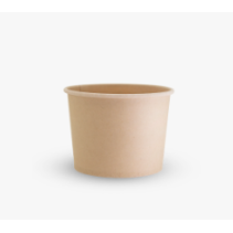 16oz PLA Lined Round Paper Soup Bowl (500/Box)
