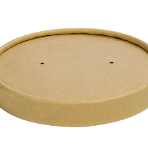 Paper Lid for Round Paper Bowl 750ml & 1000ml-PLA Lined (600/box)