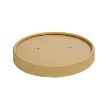 Paper Lid for Round Paper Bowl 750ml & 1000ml-PLA Lined (600/box)