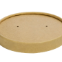 Paper Lid for Round Paper Bowl 750ml & 1000ml-PLA Lined (600/box)