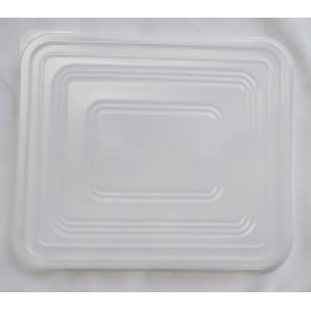 PP Plastic Lid for Sugarcane Four Compartment Tray (200/box)