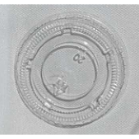 PET Lid for 2oz Fibre Portion Cup (2000/box)