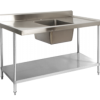 SINGLE SINK - 1.2mm 304 S/S - 1500x700x900Hmm