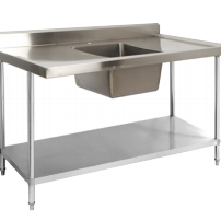 SINGLE SINK - 1.2mm 304 S/S - 1500x700x900Hmm