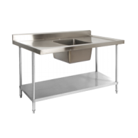 SINGLE SINK - 1.2mm 304 S/S - 1500x700x900Hmm