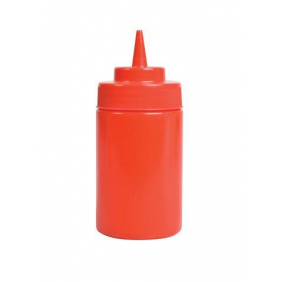 Squeeze Bottle 355ml Straight (Red)