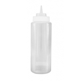 Squeeze Bottle 1000ml Straight (Clear)