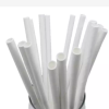 White/Green Paper Straws 200mm  (100 Sheets/Pack)