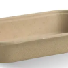 850ml Fibre Rectangle Salad Bowl Sugarcane (500/box)