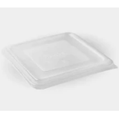 PP Plastic Lid for Sugarcane Four Compartment Tray (200/box)