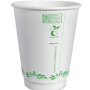 12oz Coffee Cup Double Wall with PLA Lined (500/box)