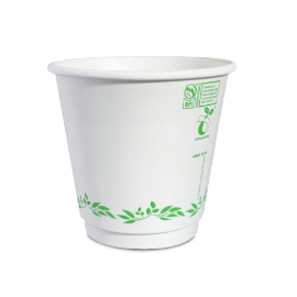 8oz Coffee Cup Double Wall with PLA Line (500/box)