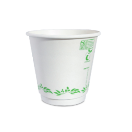 8oz Coffee Cup Double Wall with PLA Line (500/box)