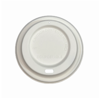 Sugarcane Lid for Coffee Hotcup 8oz/12oz/16oz (1000/box)