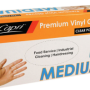 Medium Natural Vinyl Gloves - Powder Free (100/Box)