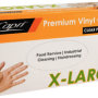 Extra Large Natural Vinyl Gloves - Powder Free (100/Box)