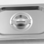 S/Steel 1/9 Size Lid