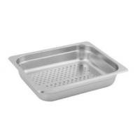 1/2 Size Pan 327X265X100mm - Perforated S/Steel 