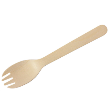 Wooden Spork 160mm (100 Sheets)