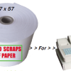 Thermal Receipt Rolls 57(H)x57(D)mm (50/Box)