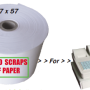 Thermal Receipt Rolls 57(H)x57(D)mm (50/Box)
